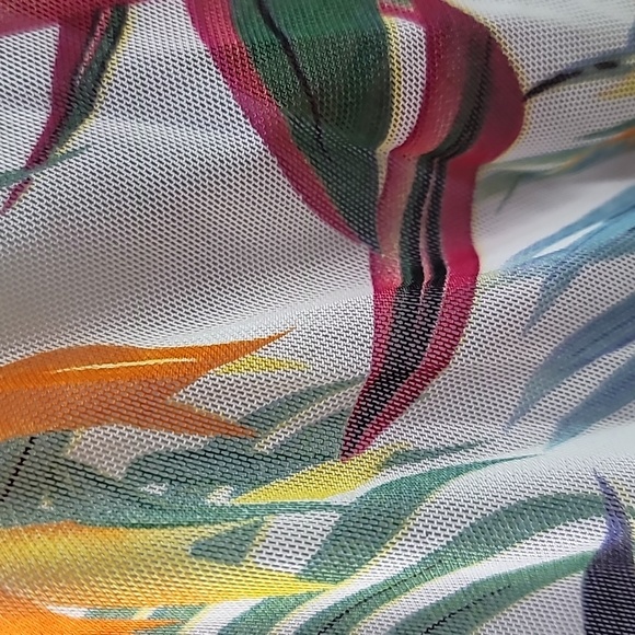 #63 Beautiful Multi Colored Mesh Overpiece - Picture 7 of 11